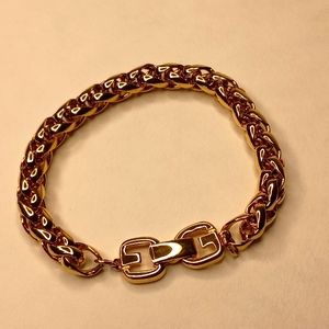 Givenchy Franco Snake Link Gold Tone Bracelet